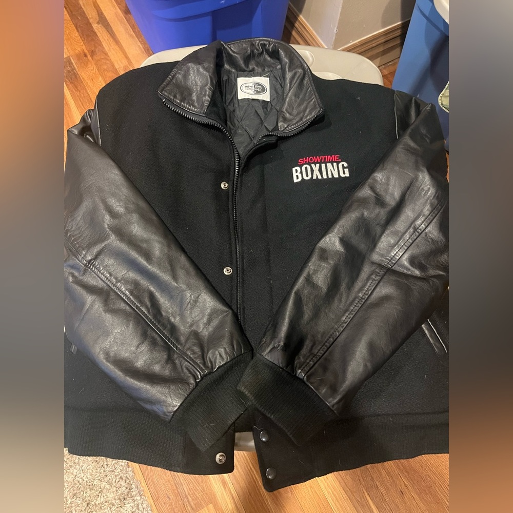 Showtime Boxing Genuine Leather Bomber Jacket Size XL